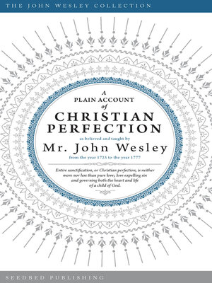 cover image of A Plain Account of Christian Perfection